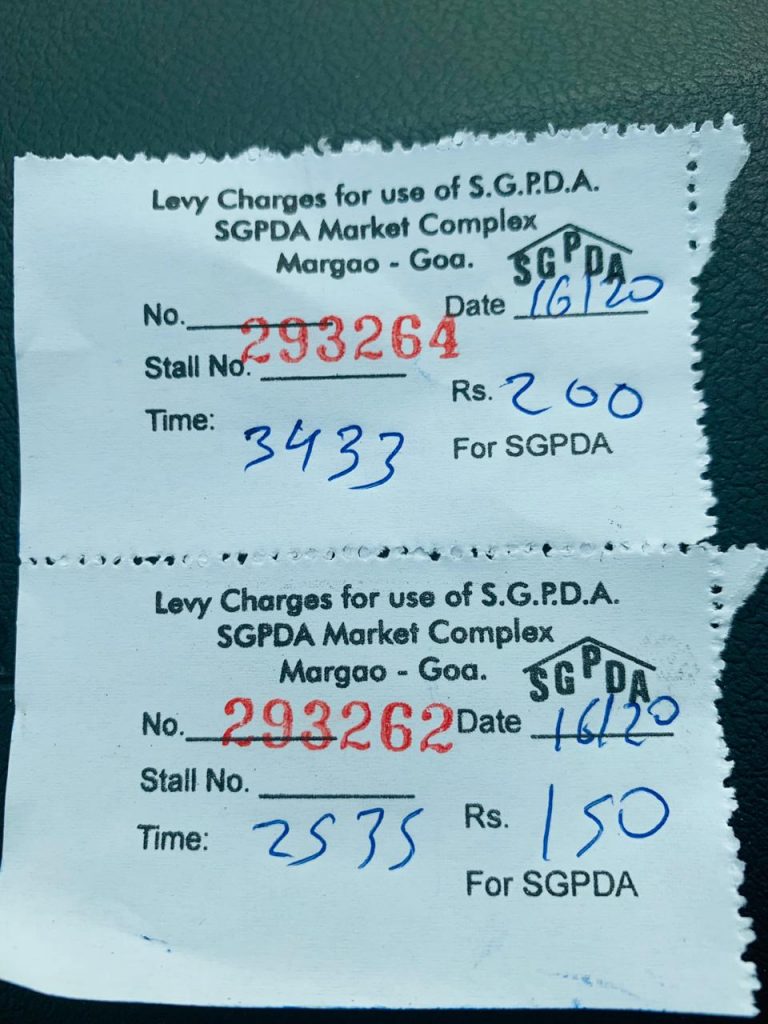 SGPDA Chairman Wilfred de Sa takes disadvantage lockdown situation, wholesale fish market shut, while illegally collects Sopo
