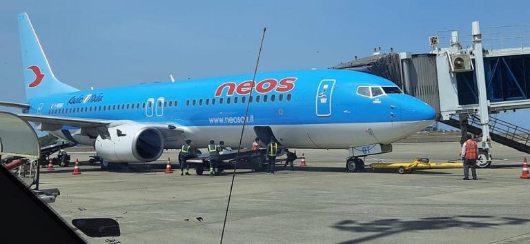 First batch of 168 seafarers arrive by a chartered flight at Dabolim Airport