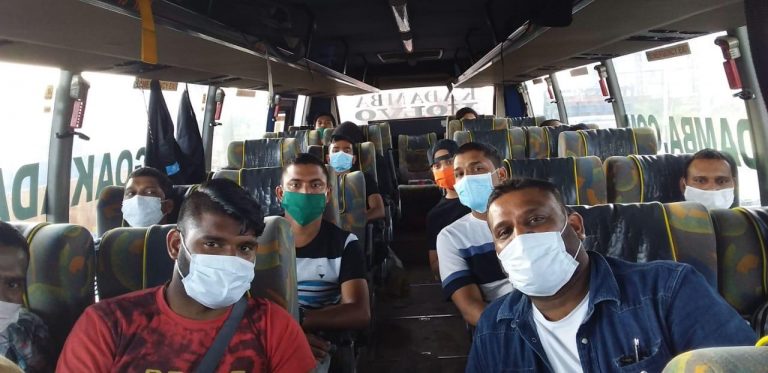 46 Goan Seafarers who were in South Africa on their way back home from Mumbai