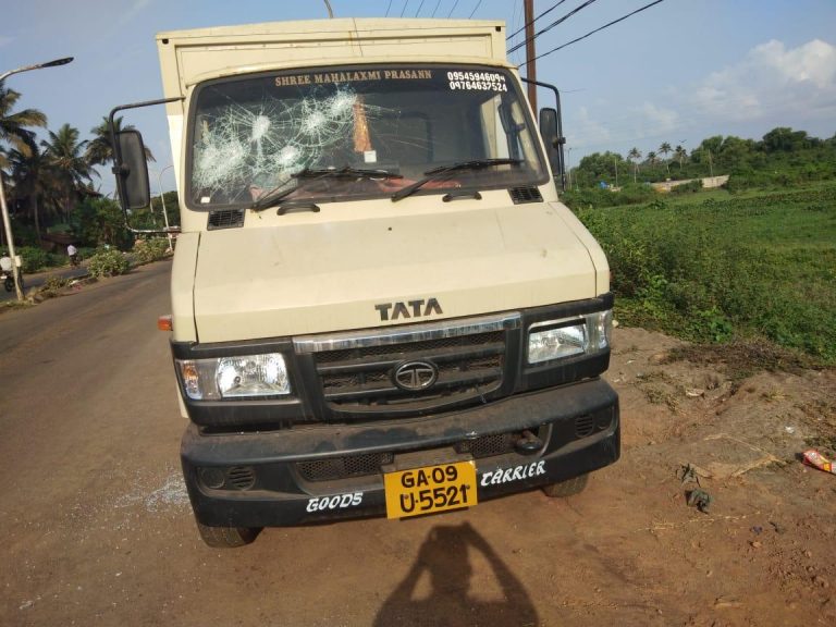After relief in fish prices, eight vehicles of wholesale traders stoned in Margao