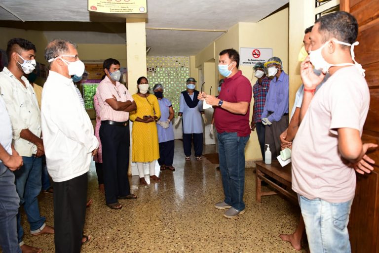 COVID19: Vishwajit Rane swings into action, hits the ground providing solutions