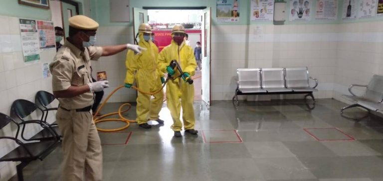 Valpoi CHC sanitised after one patient test positive for covid-19 infection