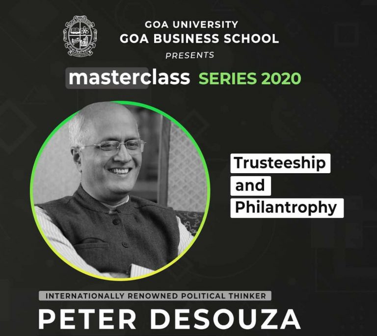 Gandhian values of Trusteeship most relevant today: Prof. Peter D’Souza.