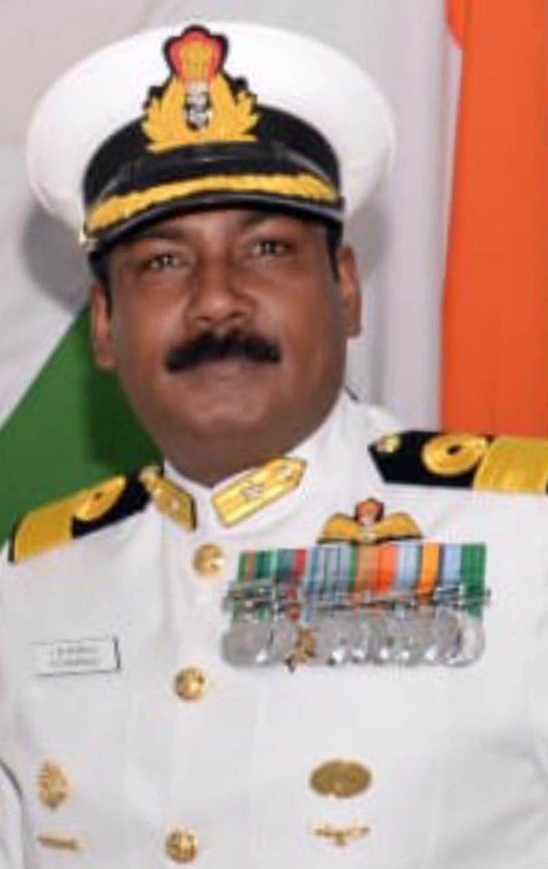Commodore Ajay Theophilus takes over command at INS Hansa, Goa