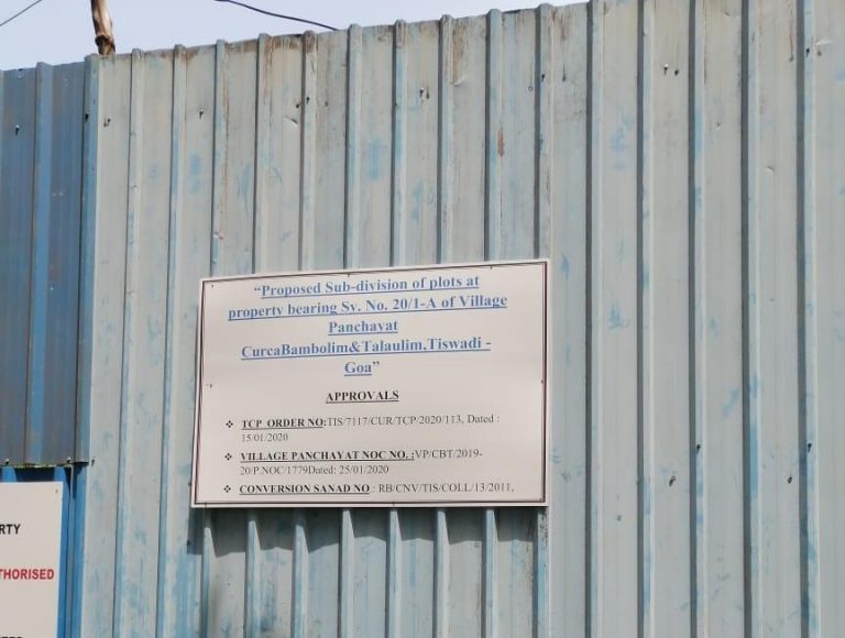 Govt permits sub division of plots at Bambolim, Cong demands inquiry