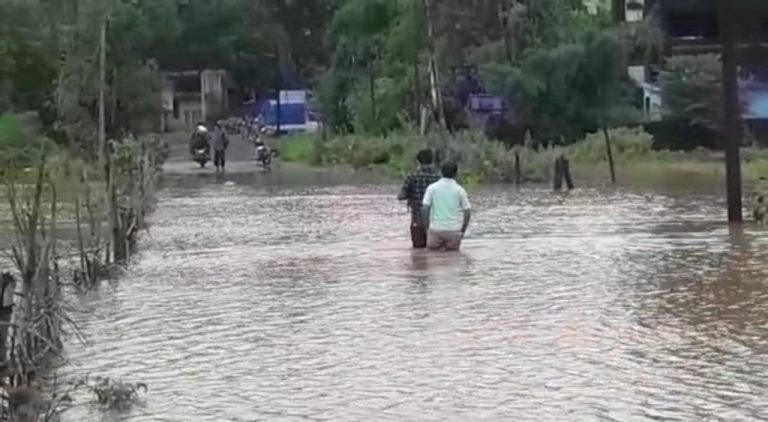 सिंधुदुर्गात पाऊस, भंगसाळ, तेरेखोल नदीला पूर