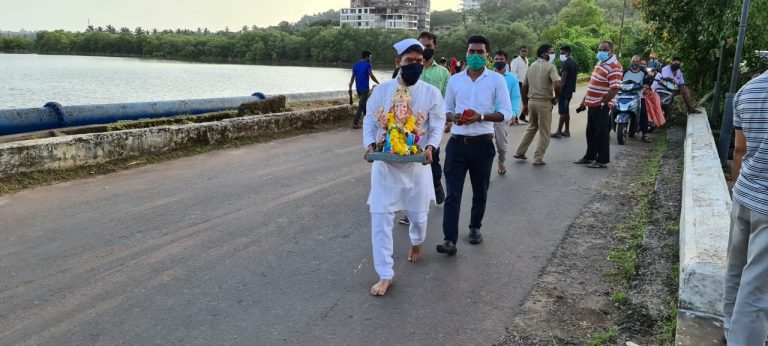 One and half day Ganesh festival ends, immersions held across the state