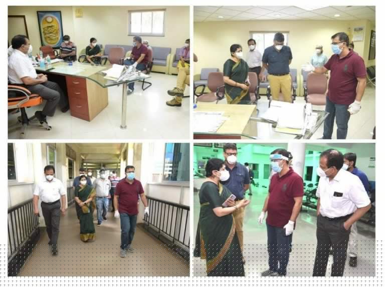 AIIMS doctors reviewed GMCH facilities for COVID-19 patients
