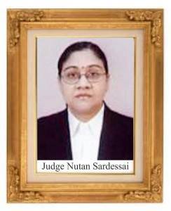 An upright and robust justice Nutan Sardessai retires.  By Aires Rodrigues
