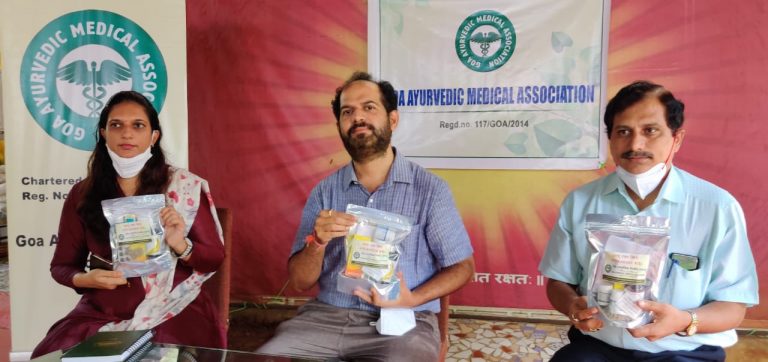 Goa Ayurved Medical Association launches AYUR RAKSHA KIT for COVID patients