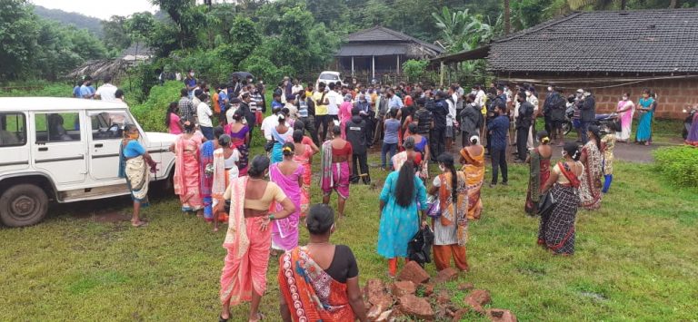 IIT Goa project: Officials start demarcation at Shel Melauli amid objection by villagers   By Devendra Gaonkar
