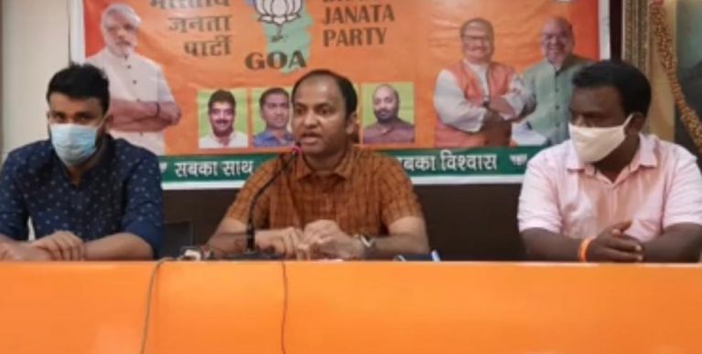 Javadekar is not in Goa for holiday like Sonia Gandhi, Rahul: BJP