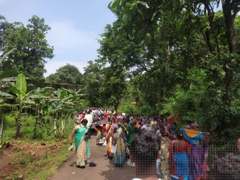 Protest against IIT continues at Melavali, Sattari  Devendra Gaonkar