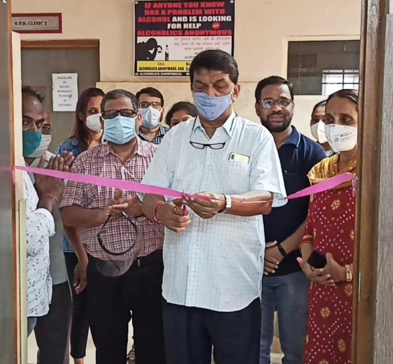 Speaker Rajesh Patnekar inaugurates Post Covid clinic at Community Health Centre, Bicholim