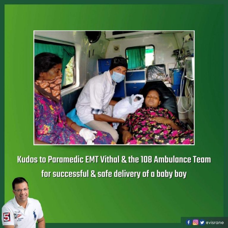 Paramedic delivers baby in ambulance, Health Min lauds