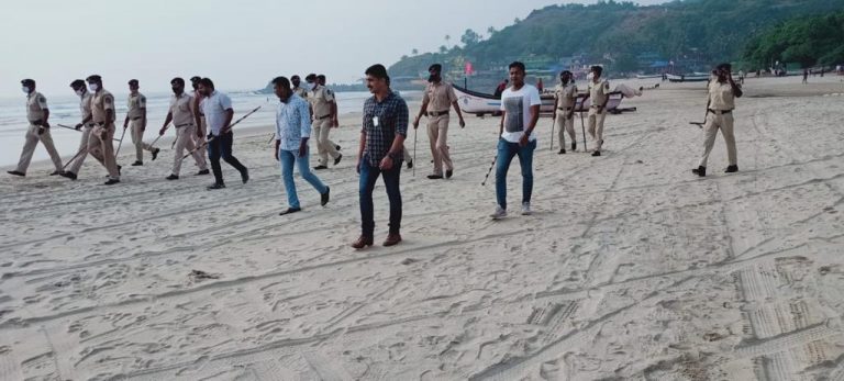 Pernem Police held surprise combing operation