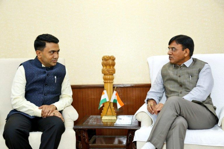 CM Pramod Sawant discusses coal issue during his Delhi visit