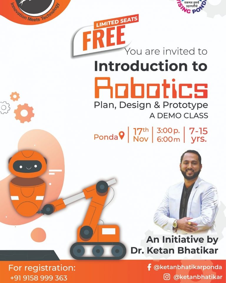 Rising Ponda organises robotics workshop for young minds