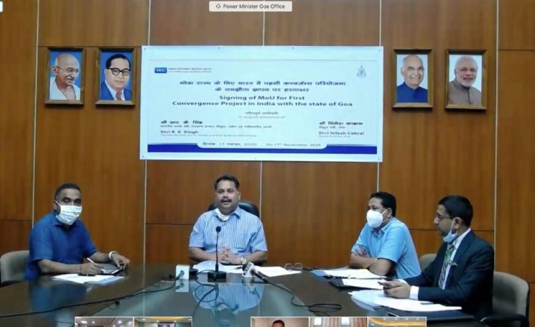 EESL Signs MoU with DNRE Goa to implement the country’s first Convergence Project