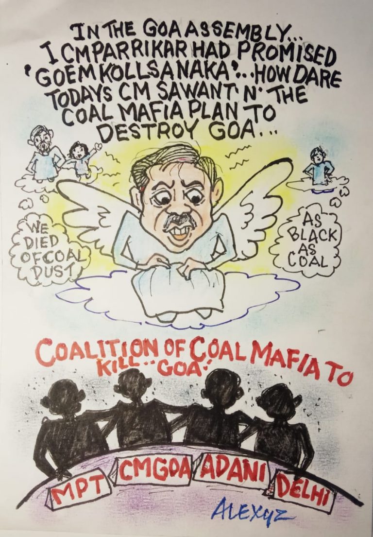 Goan cartoonist creates art to support ‘Save Mollem’ campaign