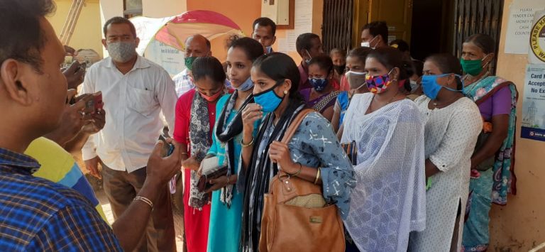 Budruk Karmali villagers protest against lack of proper power supply by Devendra Gaonkar 