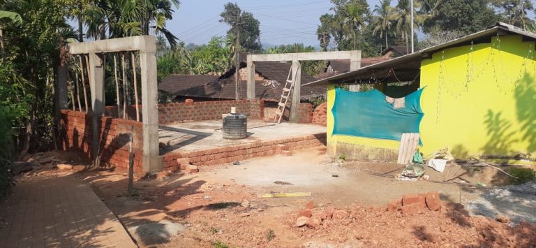 Villagers cry foul as development works left halfway by Valpoi Municipal Council By Devendra Gaonkar