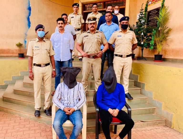 Two natives of Mumbai apprehended for possessing ganja worth Rs 69,000