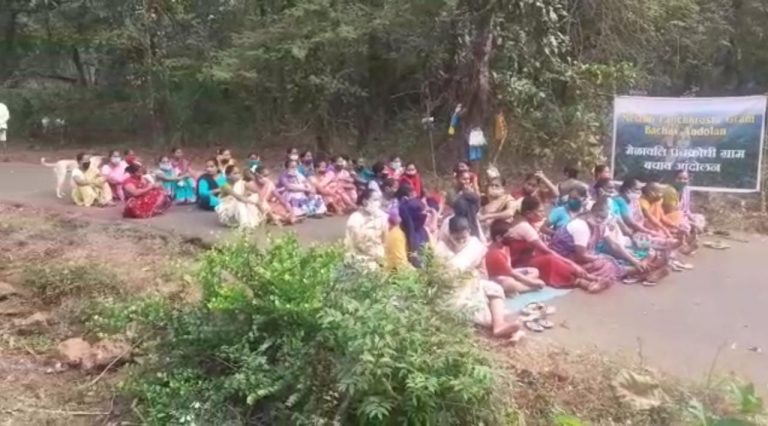 Shel- Melaulim villagers continue their protest, fighting back police fear  Devendra Gaonkar