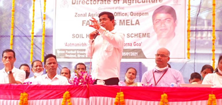 Government working for upliftment of farmers – Dy CM Chandrakant (Babu) Kavlekar