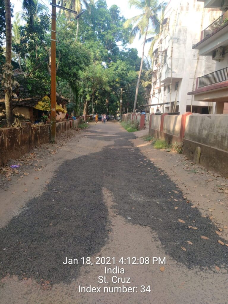 PWD awaits financial sanction to complete St Cruz road work
