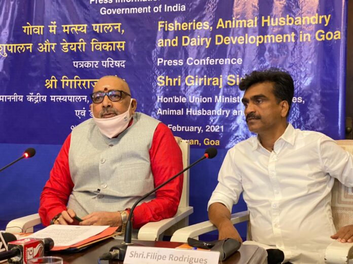 Union Fisheries Minister Giriraj Singh on Sunday announced an investment in fisheries of Rs 400 crore in Goa to make the coastal state fisheries hub of the country.