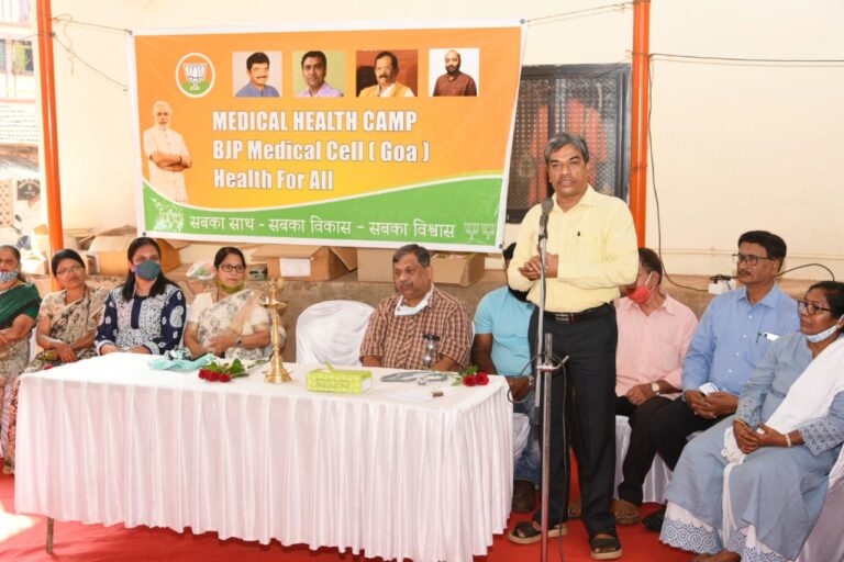 BJP’s health camp for women receives good response