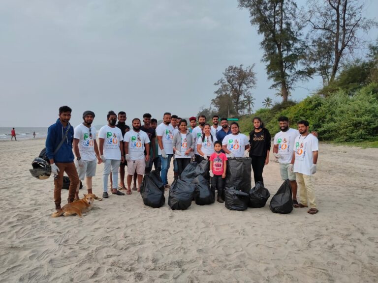 Cleanliness Drive by Revolutionary Goans at Arambol, Mandrem Beach.