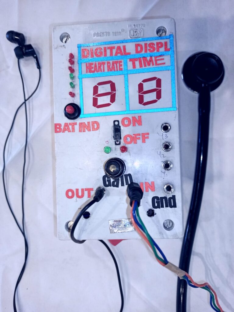 Goa University students develop user-friendly electronic stethoscope