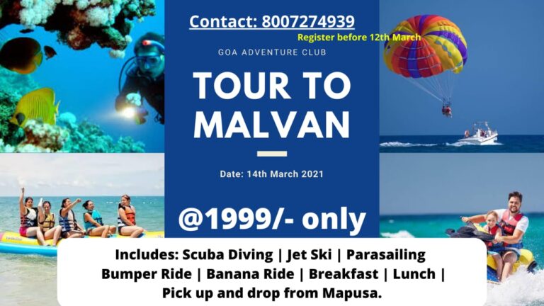 Scuba Diving opens for Goa tourists and locals in Malvan every sat and sun only @1999