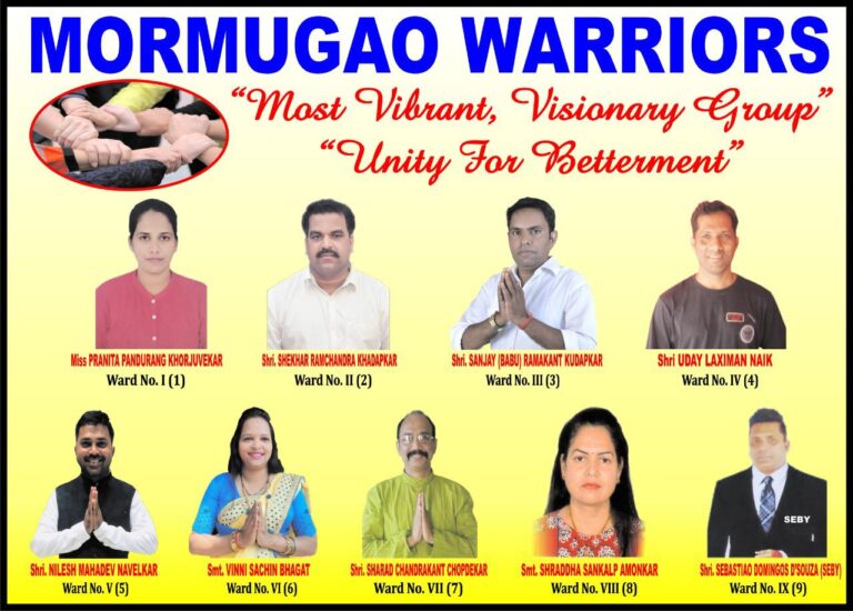 Sankalp Amonkar launches “Mormugao Warrior Panel” for MMC election