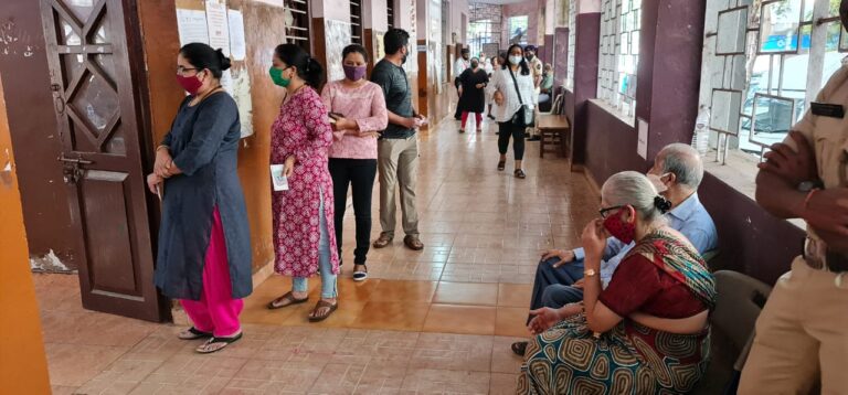 Total 19.34 per cent voting in first two hours in six municipal councils