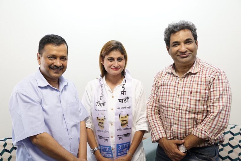Pratima Betsy Coutinho, former president of Goa Pradesh Mahila Congress joins Aam Aadmi Party