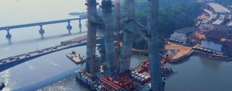 Under construction Zuari River Bridge features as Engineering Marvels Episode on History TV18