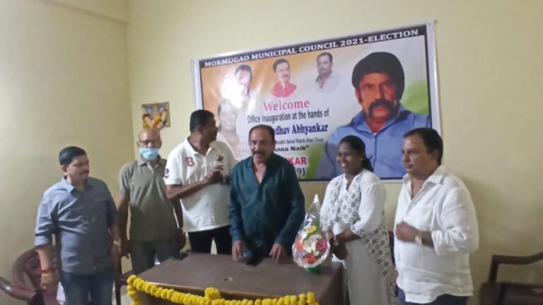 Anna Naik from `Ratris Khel Chale’ came to the support of Sankalp Amonkar’s candidates
