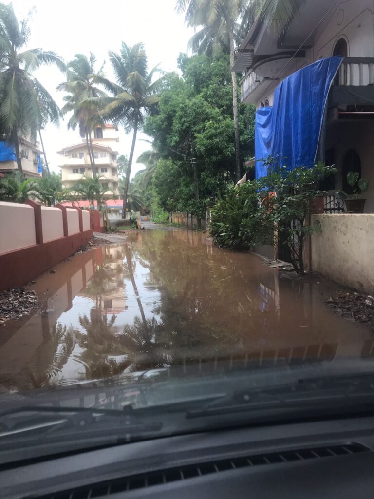 PWD contractor stopped from repairing the road by St Cruz Panch