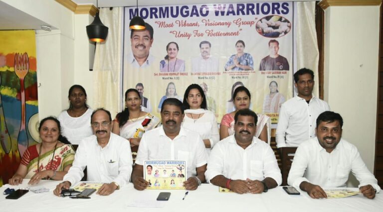 GPCC vice president Sankalp Amonkar declares panel of candidates for Mormugao Constituency, says confident that panel will emerge victorious