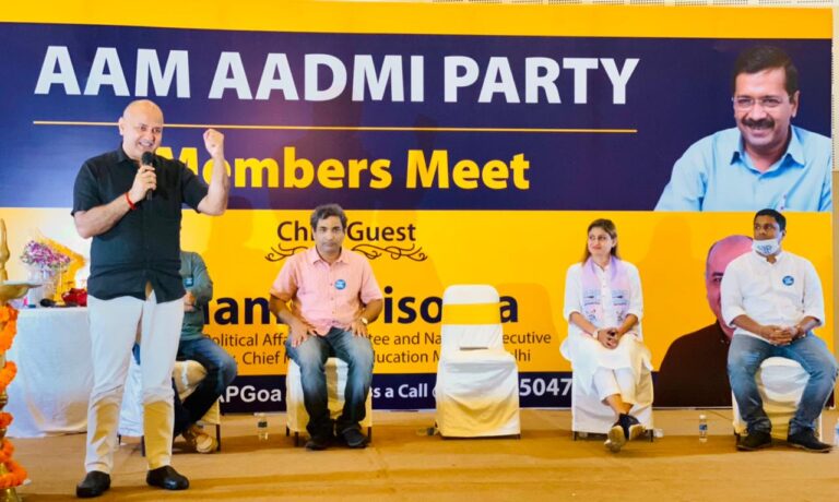 AAP to fulfill Parrikar’s vision of development, Sisodia appeals Parrikar sympathizers to join the party