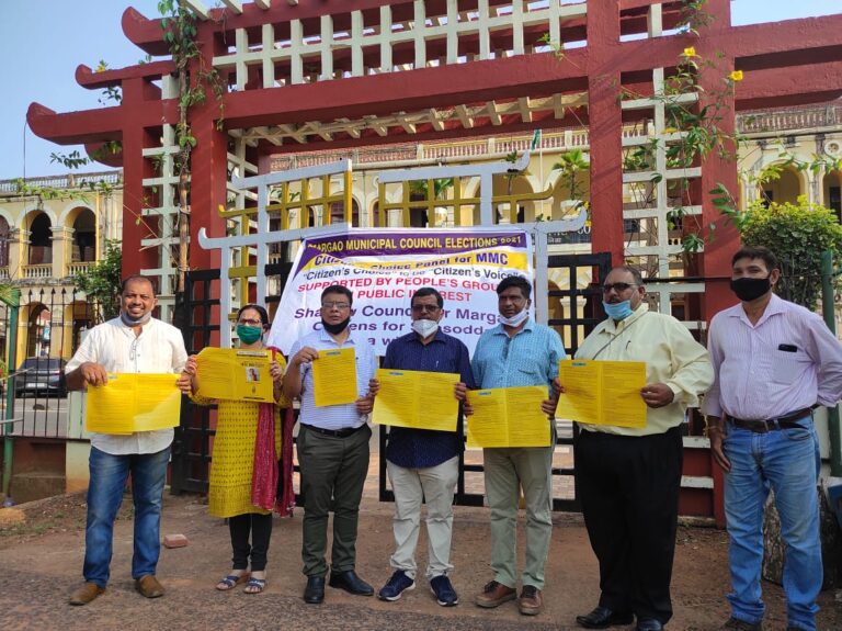 Citizens Choice panel for Margao Municipal Council release their manifesto