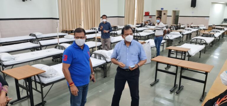 Goa Medical College converts its Examination Hall into Covid-19 ward