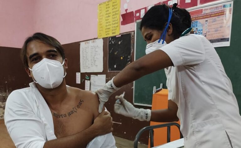 Rohit Monserratte taking covid-19 vaccine kicks off controversy