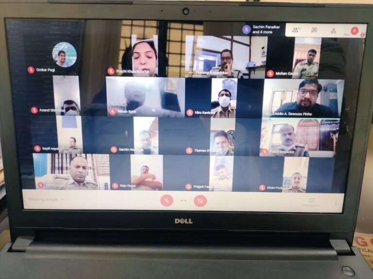Physical & mental wellbeing session conducted for South Goa Police