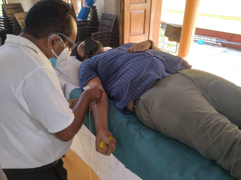 NSUI & NGDBB hold blood donation camp at Mapusa