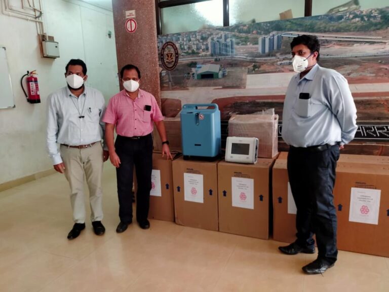 V M Salgaocar Corporation Pvt. Ltd. Donates Ventilators and Oxygen Concentrators in Fight Against Covid -19.