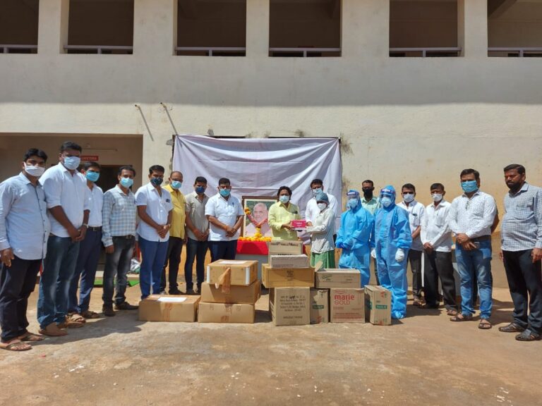 सामाजिक कार्यकर्ते स्व. विजयराव नाईक यांचा सहावा स्मृतिदिन साजरा